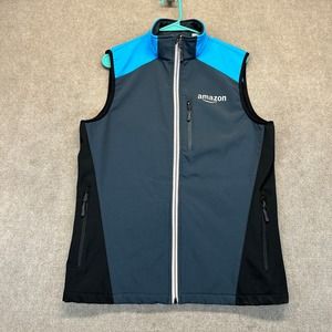 Amazon Employee Vest Women Small Men XS Full Zip Prime Delivery EUC